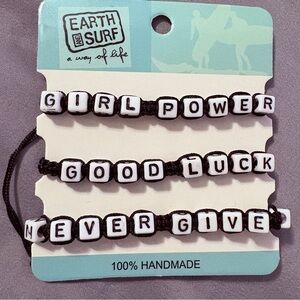 Earth & Surf 3 Beaded Friendship Bracelets NEW!